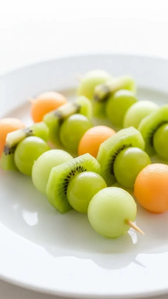 Green Fruit Skewers