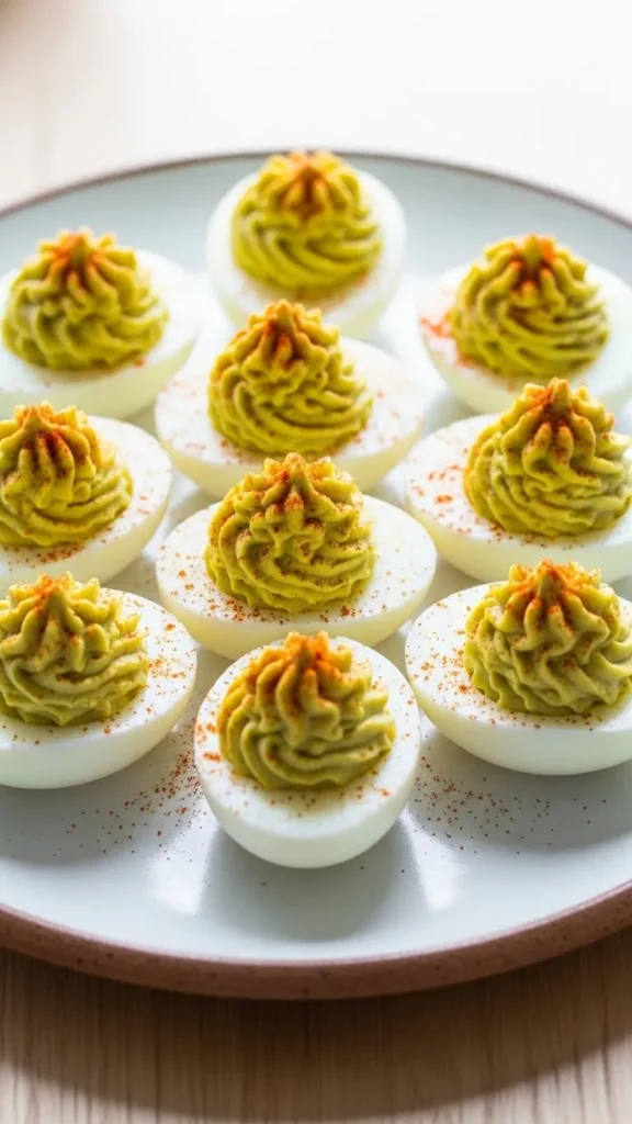 Green Goddess Deviled Eggs