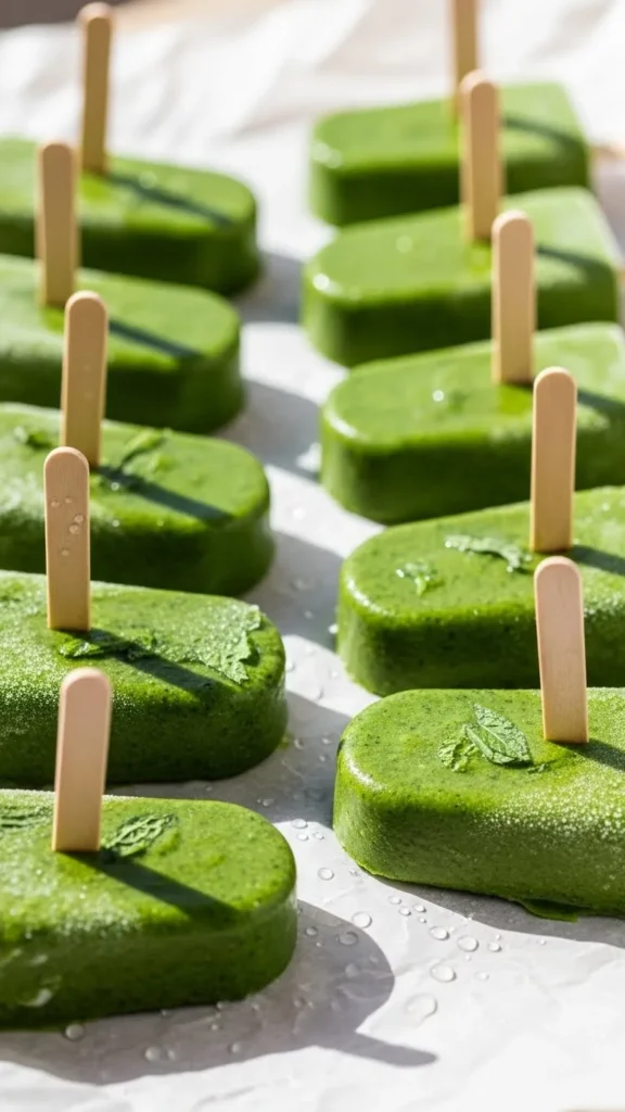 Green Smoothie Pops