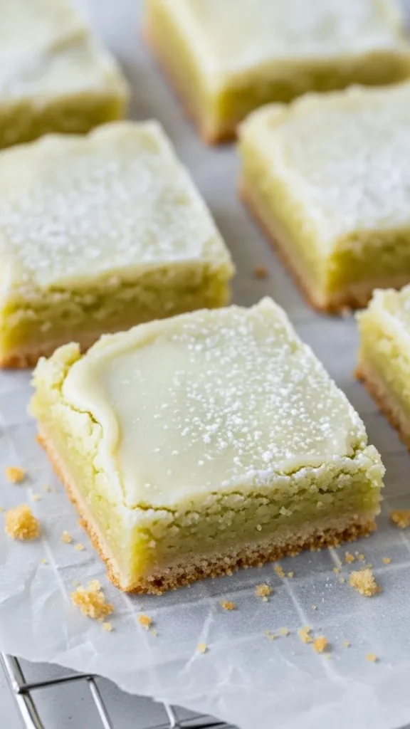 Green Sugar Cookie Bars