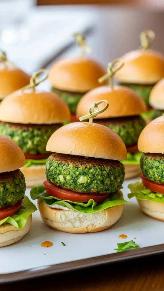 Green Veggie Sliders