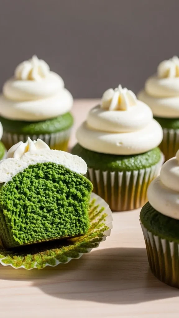  Green Velvet Cupcakes