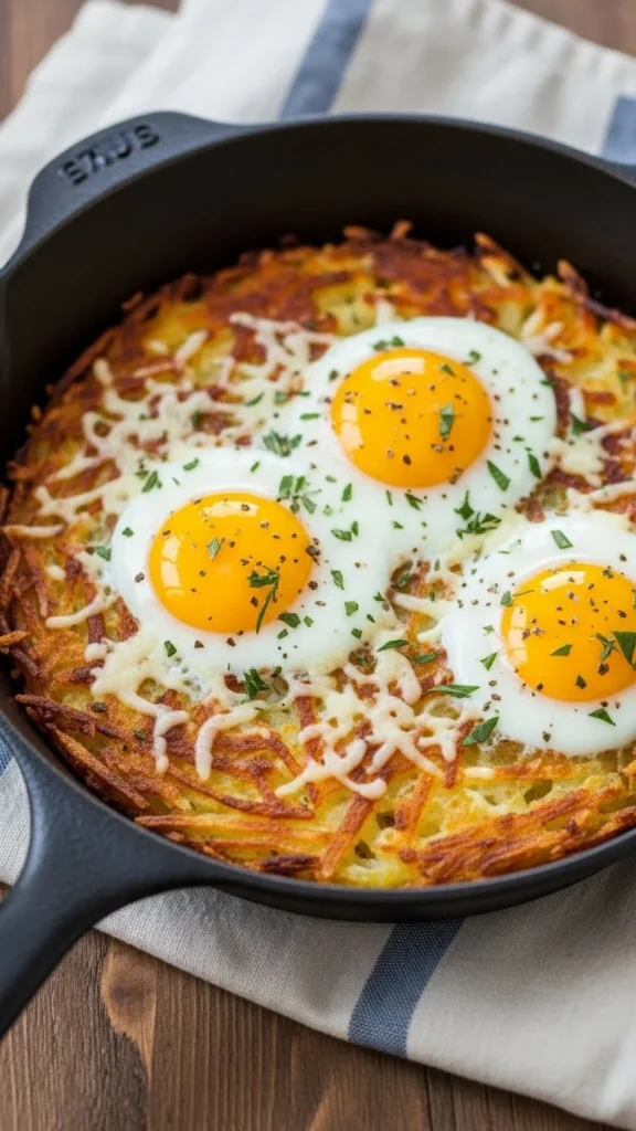 Hash Brown Egg Skillet