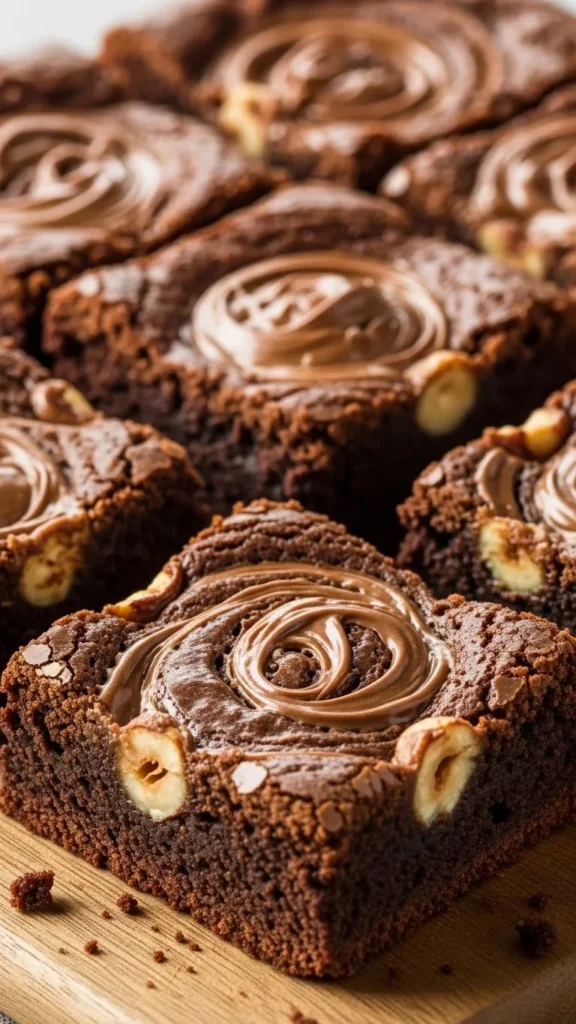 Hazelnut Spread Brownies