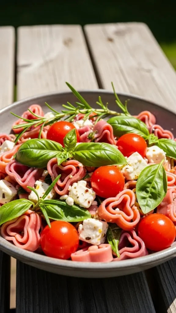 Heart Pasta Salad