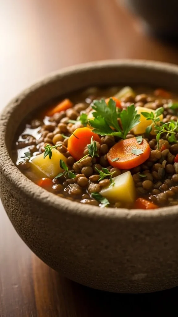  Hearty Lentil Christmas Stew