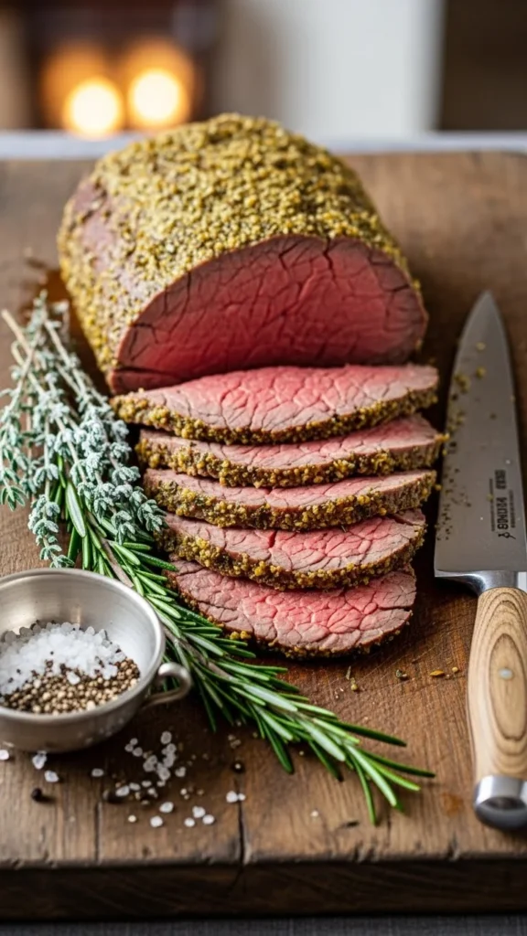 Herb Butter Roast Beef