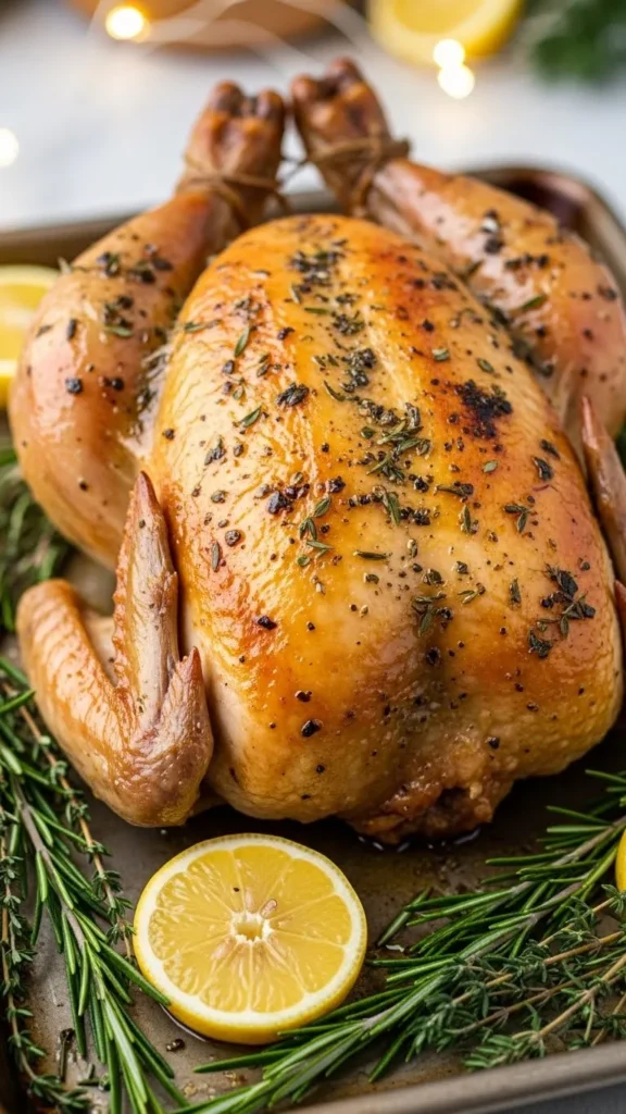 Herb-Butter Roast Chicken