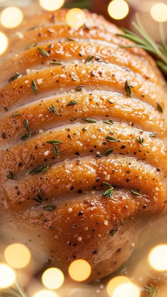  Herb-Butter Turkey with Crispy Skin