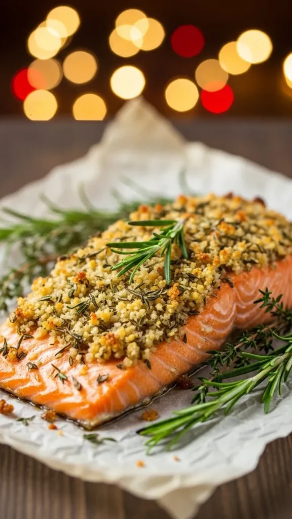 Herb-Crusted Baked Salmon