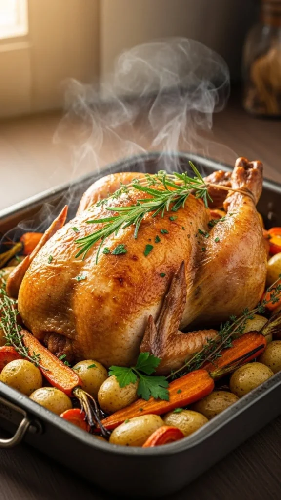 Herb-Crusted Roast Chicken