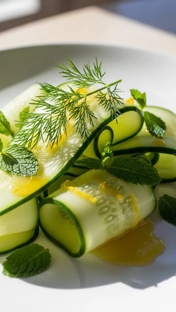 Herb & Cucumber Christmas Salad