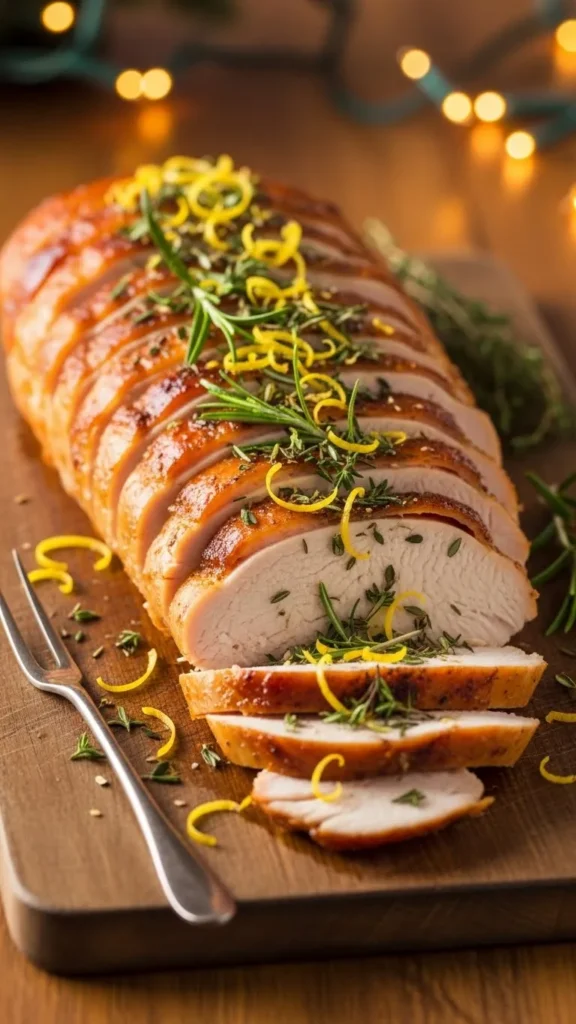 Herb-Lemon Butter Turkey Breast Roast