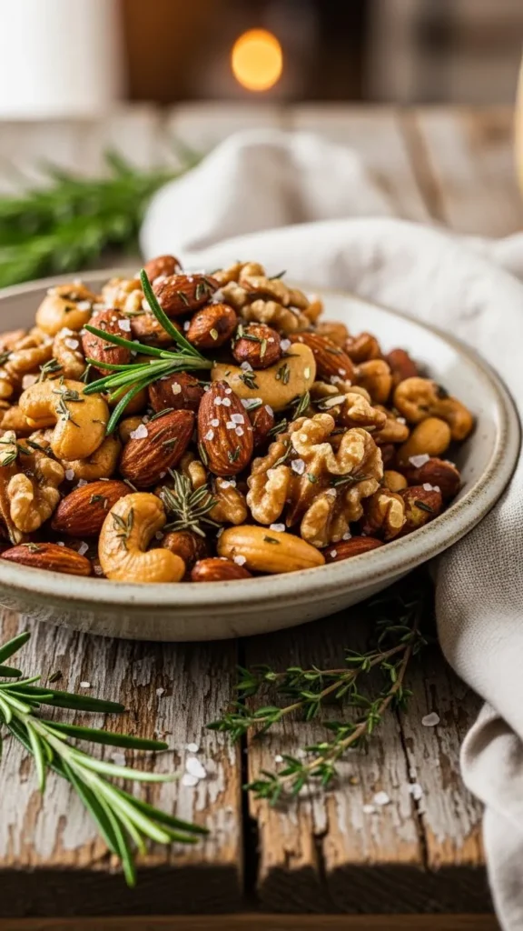 Herb-Roasted Nuts Platter