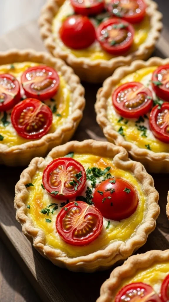 Herb & Tomato Mini Quiches