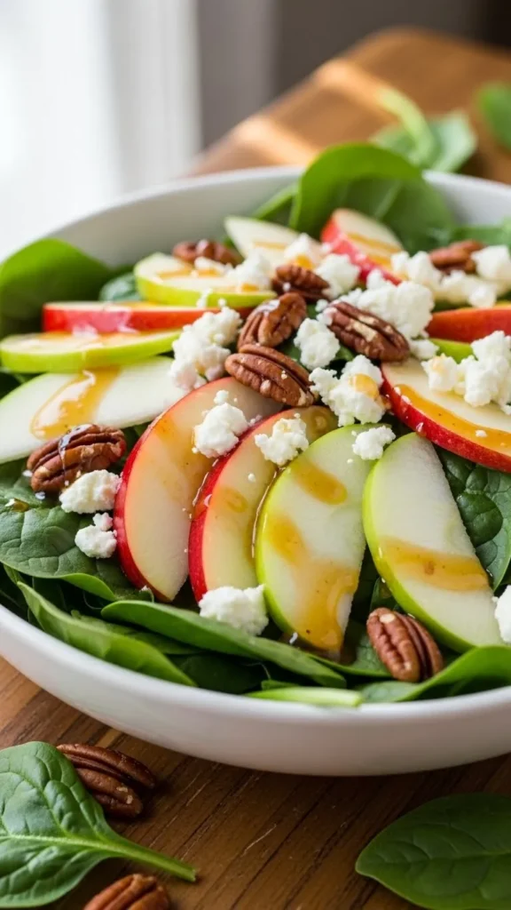 Holiday Apple Spinach Salad