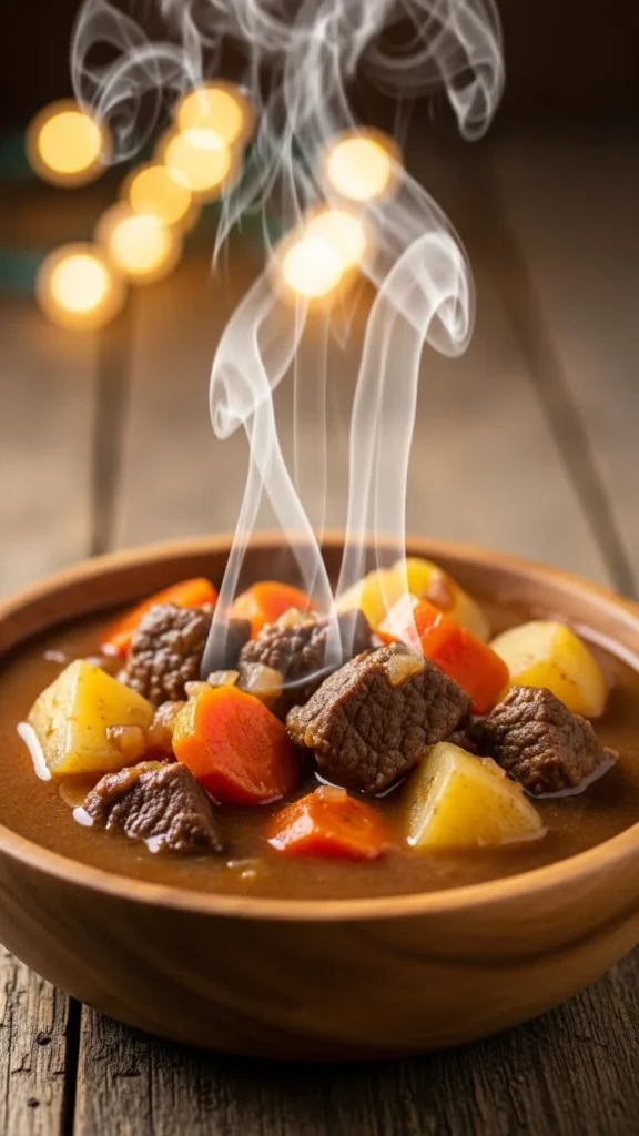 Holiday Beef Stew with Root Vegetables