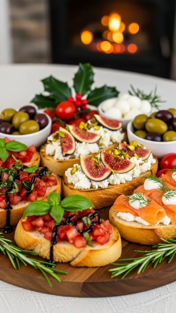 Holiday Bruschetta Platter