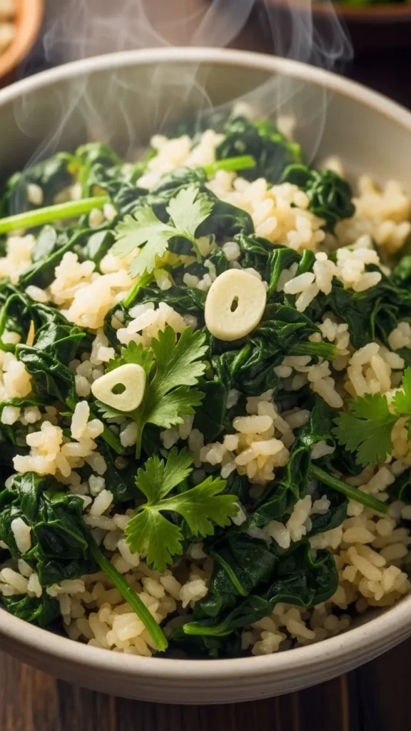 Holiday Spinach Rice