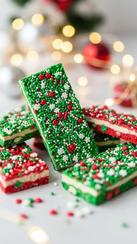 Holiday Sprinkle Bark