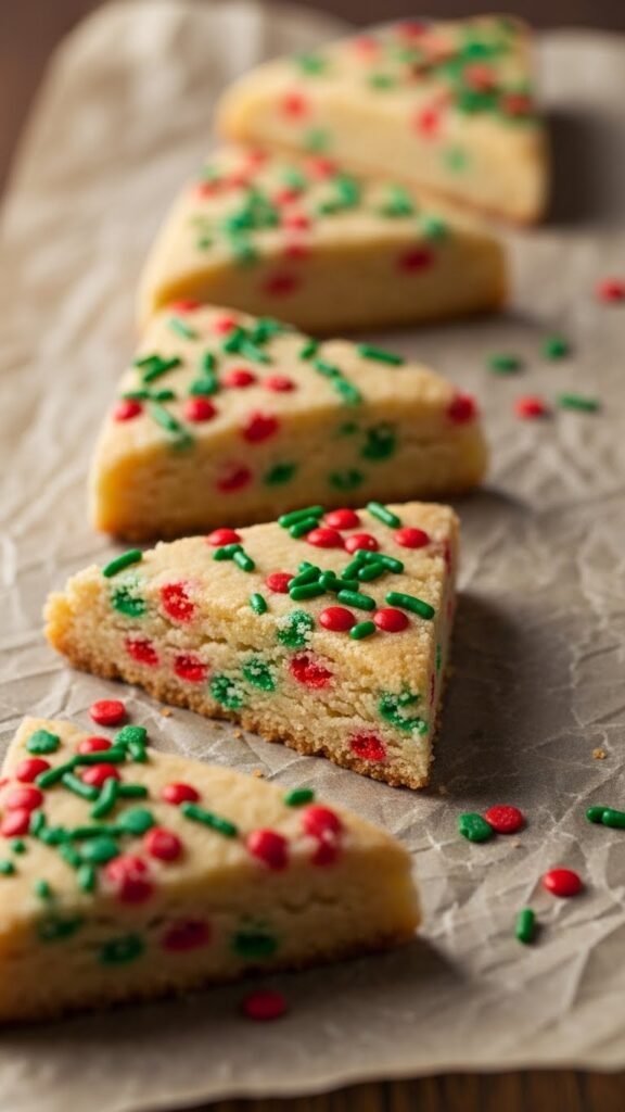 Holiday Sprinkle Shortbread