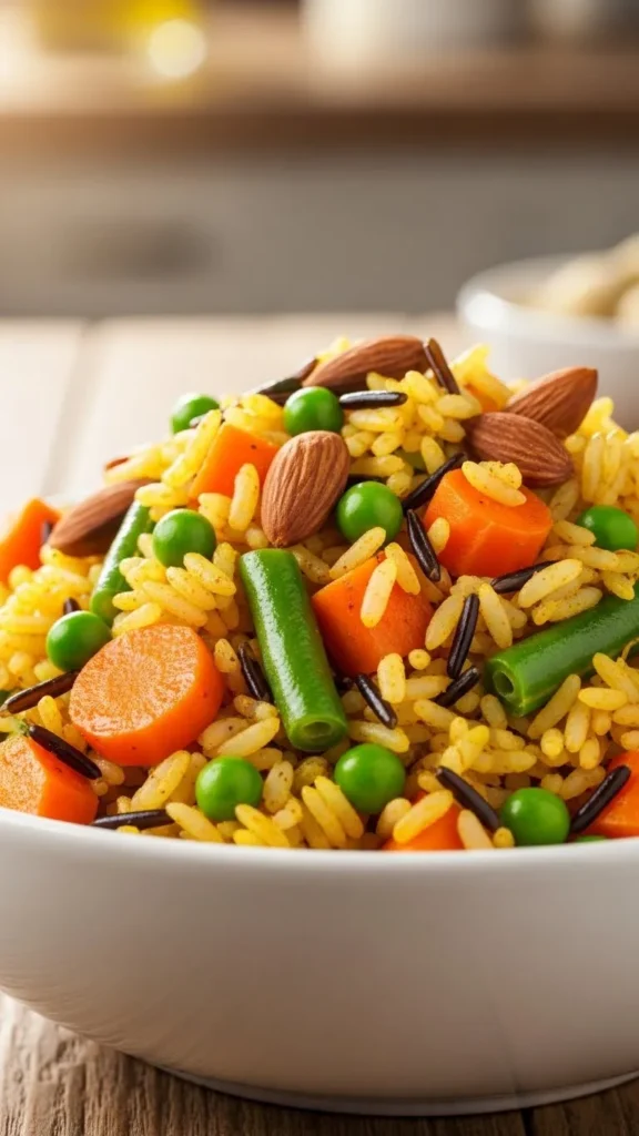 Holiday Vegetable Rice Pilaf