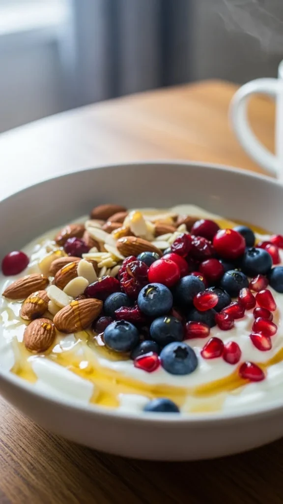 Honey Almond Yogurt Bowl
