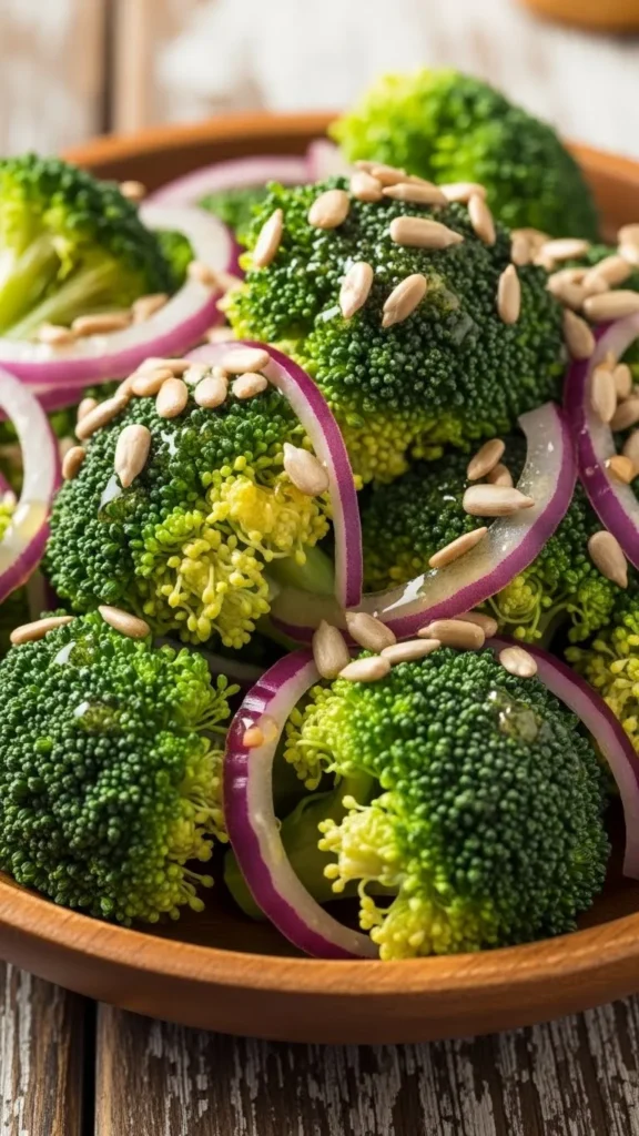 Honey-Lemon Broccoli Christmas Salad