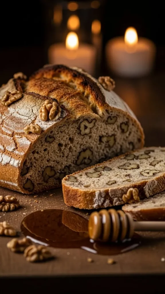 Honey Walnut Christmas Bread