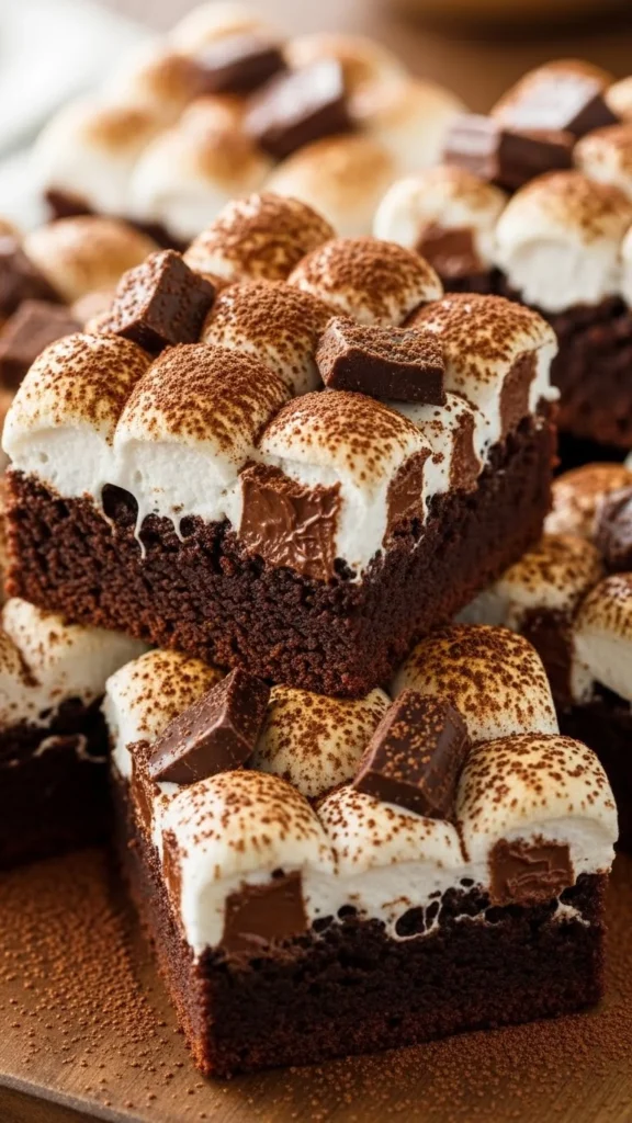 Hot Chocolate Brownies