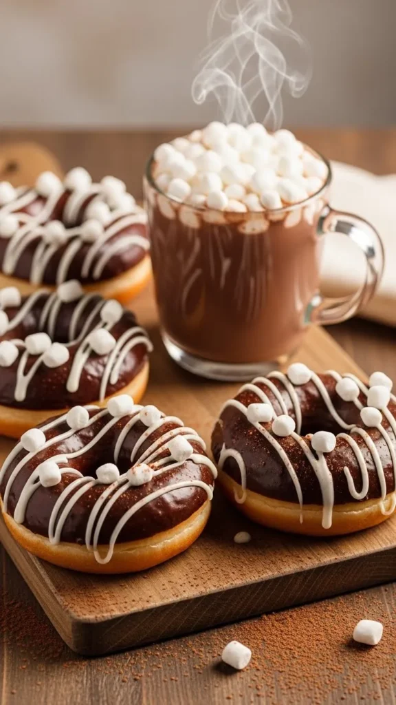 Hot Chocolate Donuts