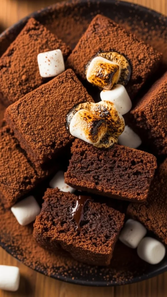Hot Cocoa Brownies