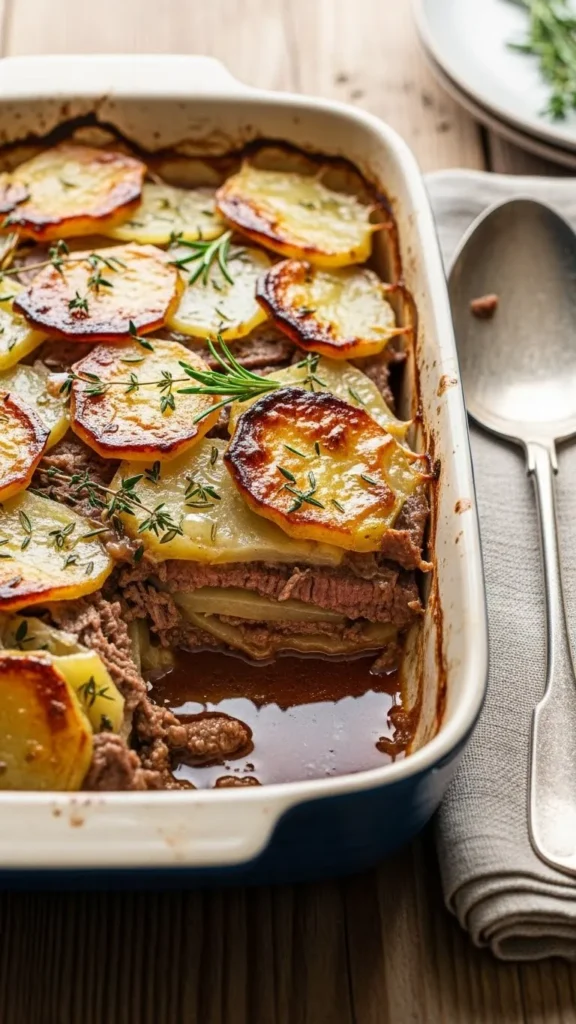 Irish Beef and Potato Bake