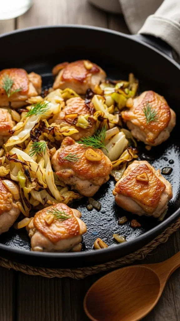 Irish Chicken and Cabbage Skillet