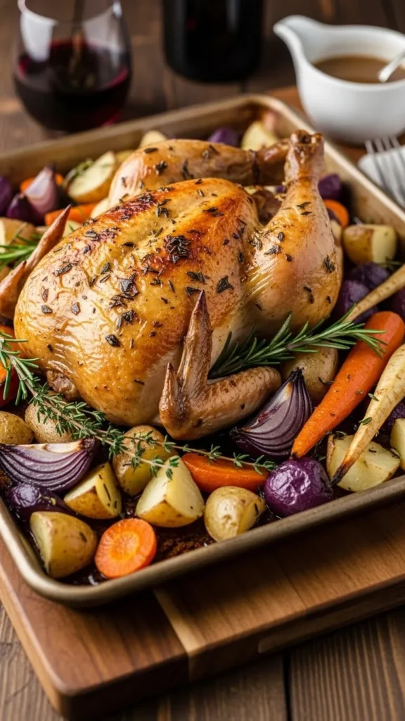 Irish Chicken and Root Veg Tray Bake