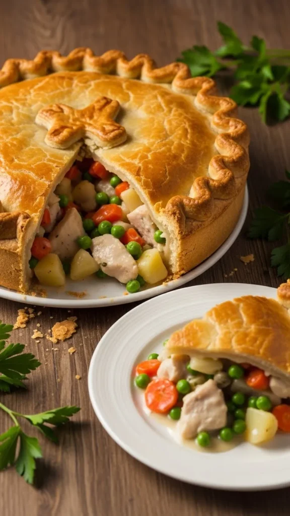 irish Chicken and Vegetable Pie