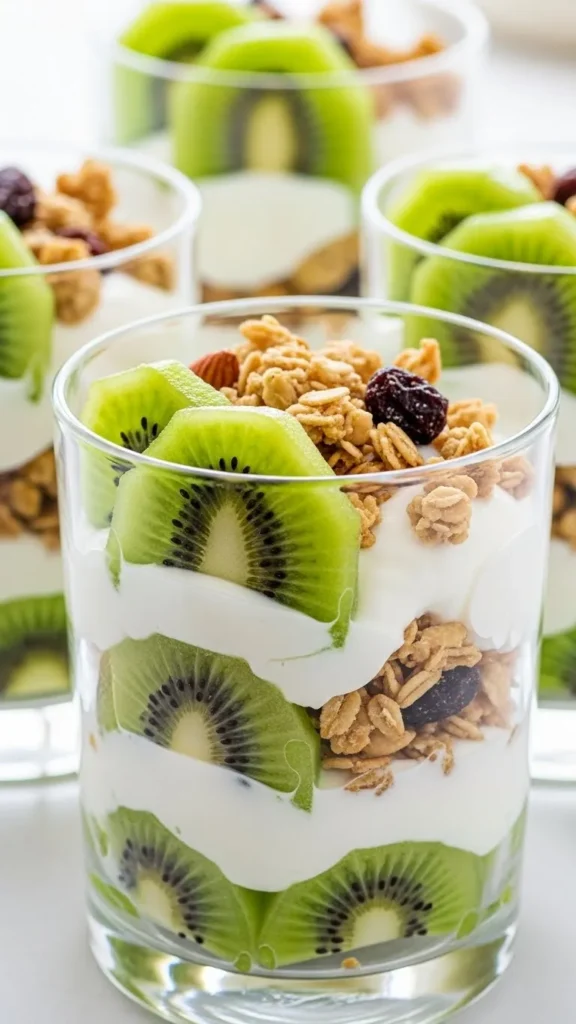 Kiwi Yogurt Parfaits