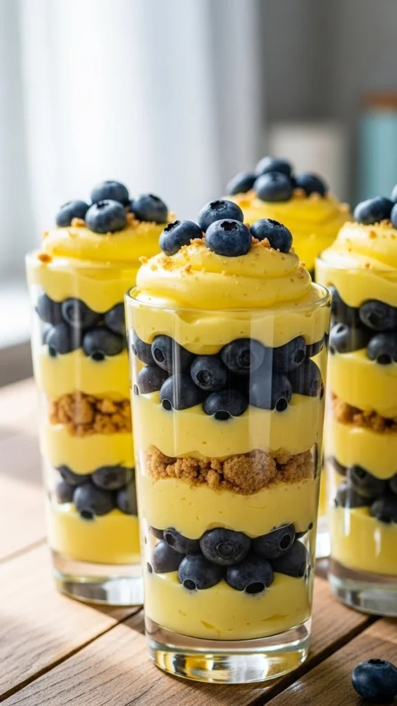 Lemon Blueberry Parfaits