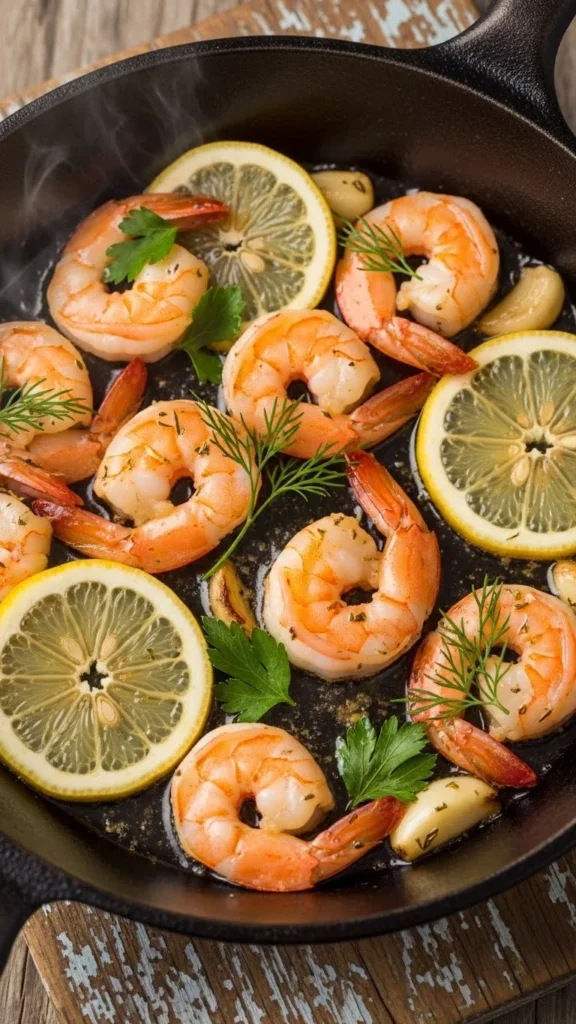 Lemon Garlic Butter Shrimp
