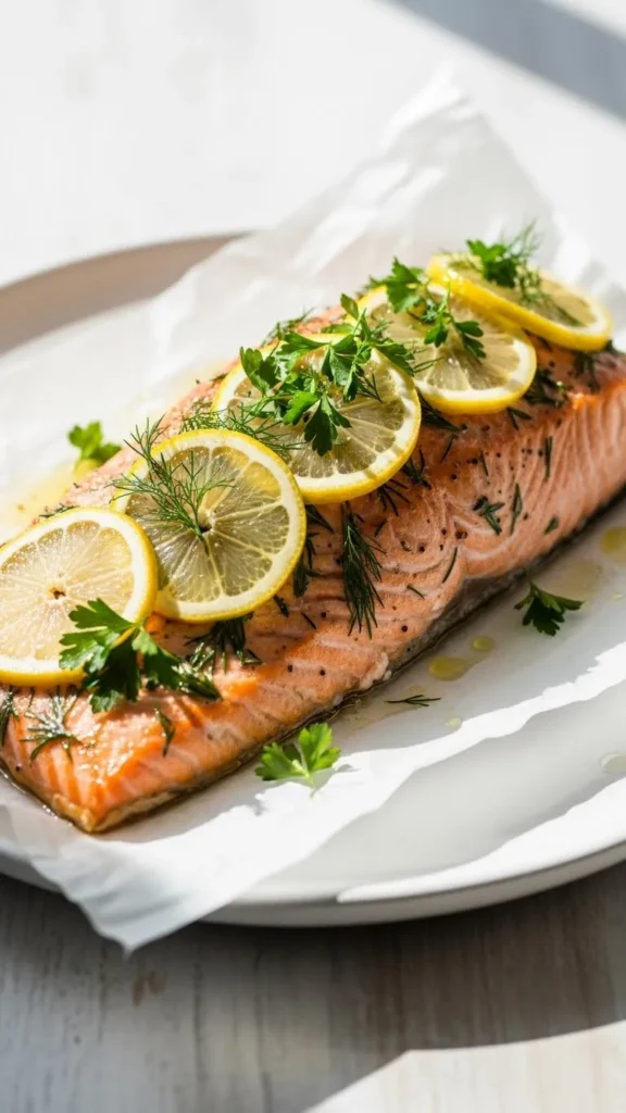 Lemon Herb Roasted Salmon