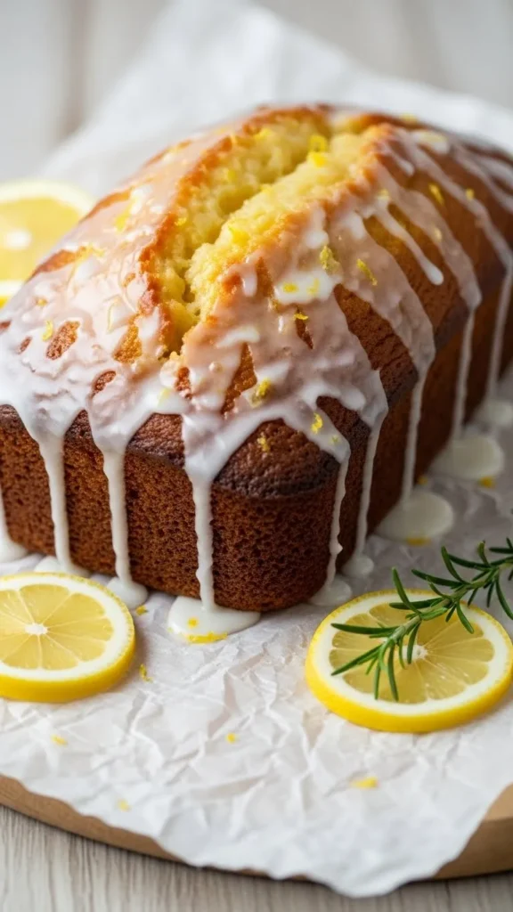 Lemon Loaf with Glaze