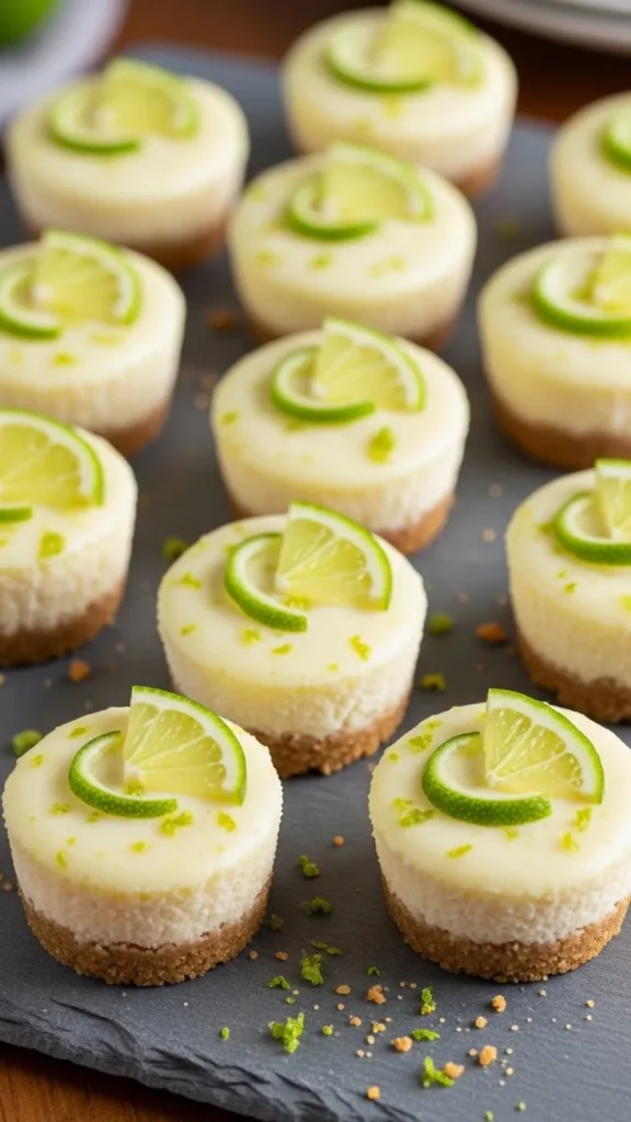 Lime Cheesecake Bites