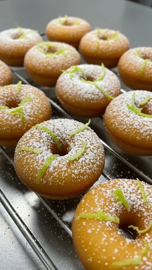Lime Sugar Donuts