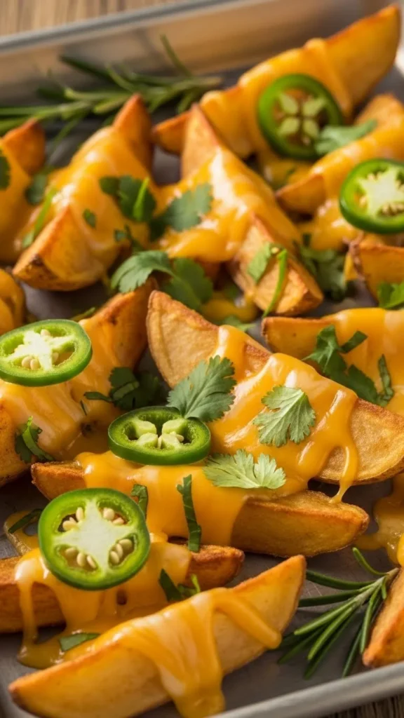 Loaded Nacho Potato Wedges
