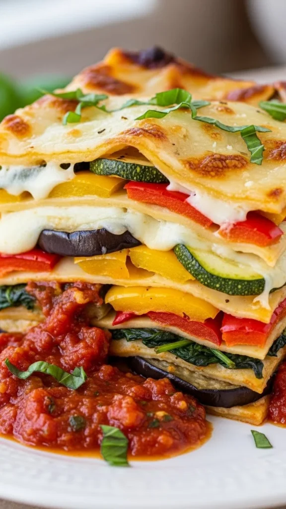Loaded Vegetable Lasagna