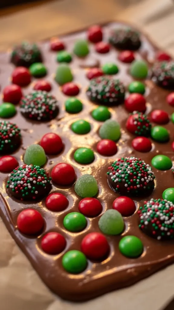 M&M Christmas Bark