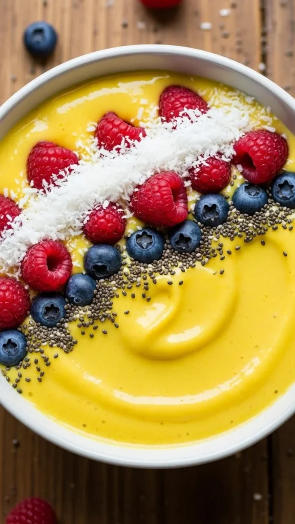 Mango Coconut Smoothie Bowls