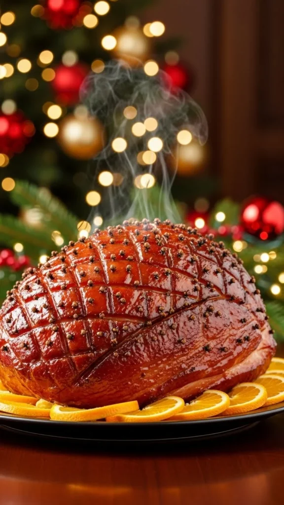 Maple-Glazed Ham