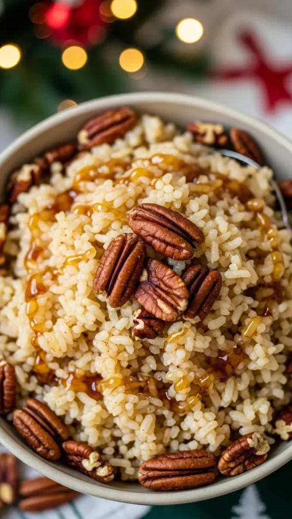  Maple Pecan Christmas Rice