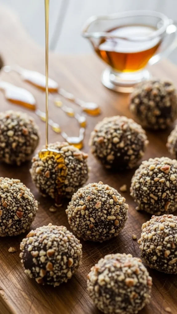 Maple Pecan Truffles